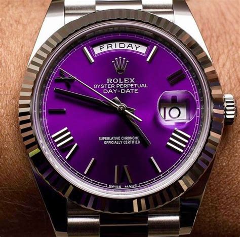 purple face rolex mens|Rolex purple dial.